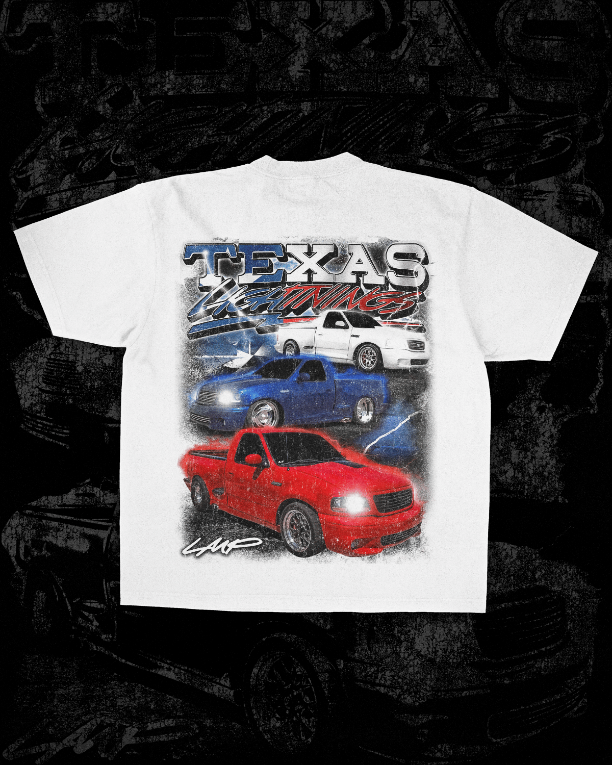 Texas Lightnings Classic White Short Sleeve T-Shirt