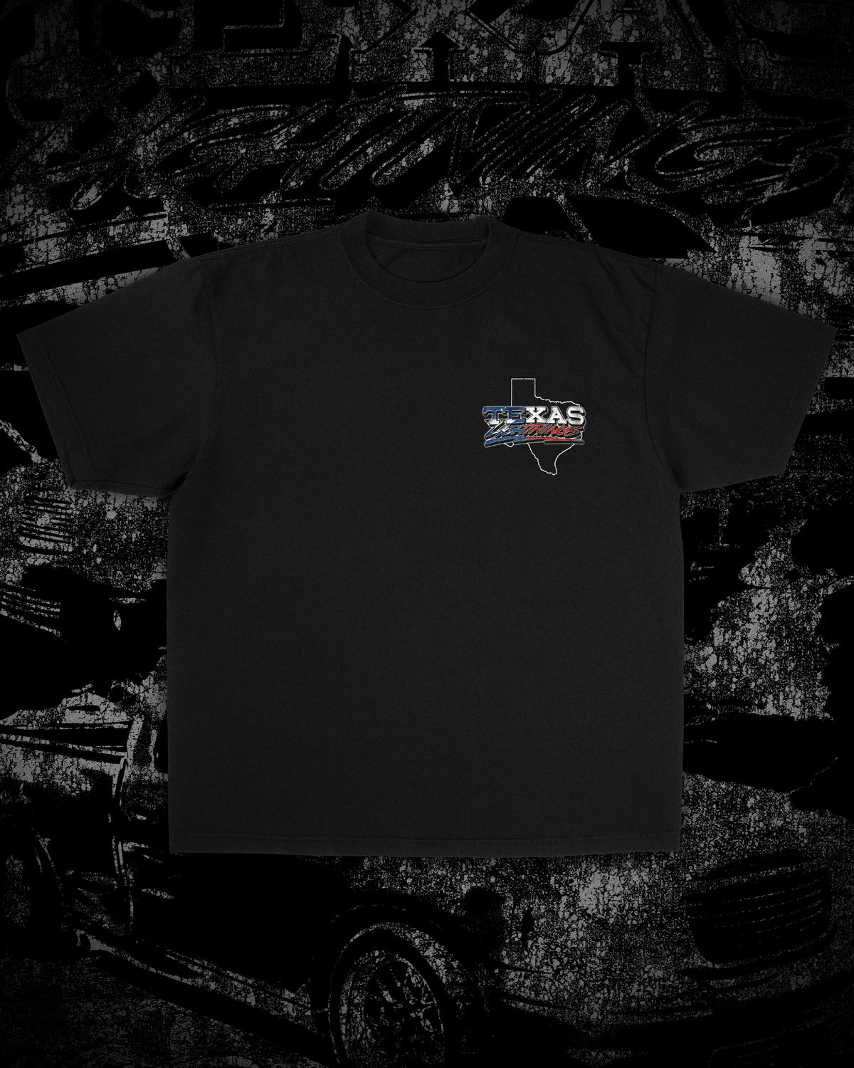 Texas Lightnings Classic Black Short Sleeve T-Shirt