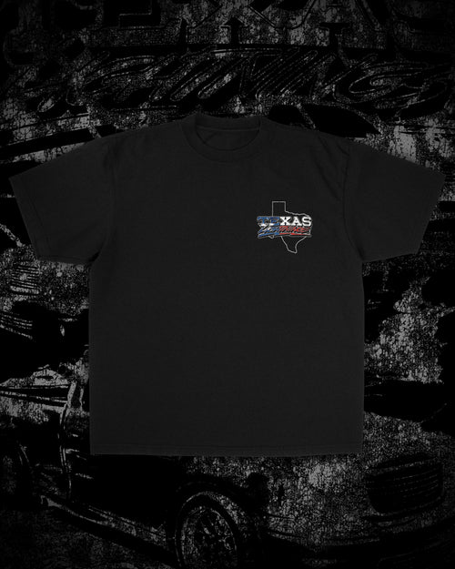 Texas Lightnings Classic Black Short Sleeve T-Shirt